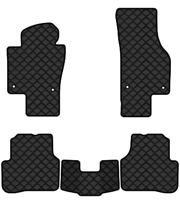 Коврики из экокожи в салон авто EVAtech ECO для Passat (B7) Volkswagen 2010-2014 7 поколение Combi EU VW3695CM5AV4BBB