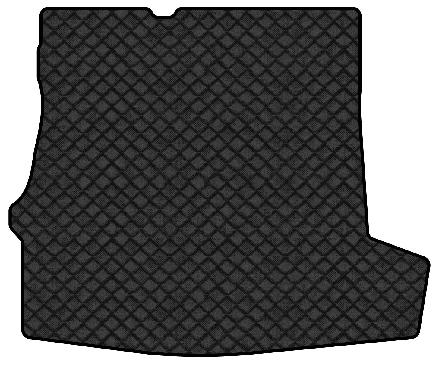 Коврик из экокожи в багажник авто EVAtech для Passat (B5) Volkswagen 1996-2005 5 поколение Sedan EU (VW3988B1BBB)