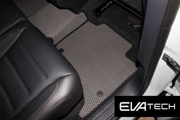 Фото - Коврики из экокожи в салон авто EVAtech ECO для Touareg (7P) Restyling (2-zone climate control) Volkswagen 2014-2018 2 поколение SUV EU VW3590C5AV8BBLB