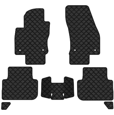 Коврики из экокожи в салон авто EVAtech ECO для Tiguan (Mk 2) Restyling Volkswagen 2020 2 поколение SUV EU VW41380CM7AV4BBB