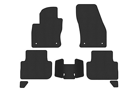 EVA коврики в салон авто EVAtech для Tiguan (Mk 2) Restyling Volkswagen 2020 2 поколение SUV EU (VW41380CS7AV4RBB)