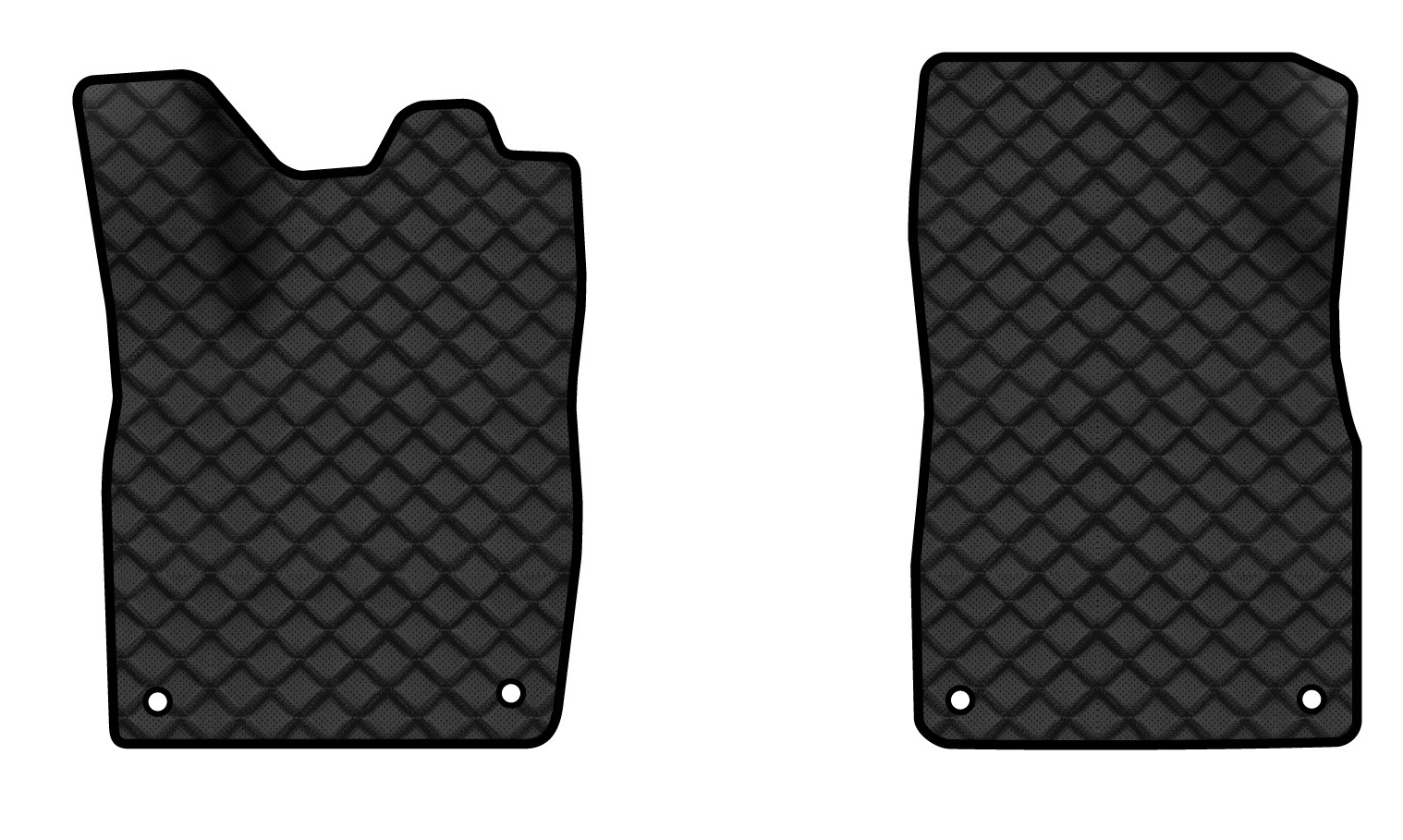 Килимки з екошкіри в салон авто передні EVAtech ECO для ID.6 Crozz 6 seats Volkswagen 2021 1 покоління SUV China VW41910AD2AV4BBB