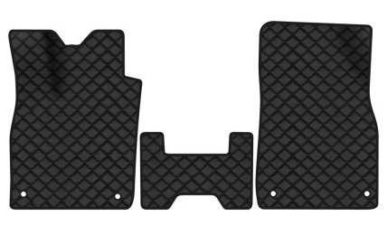 Килимки з екошкіри в салон авто передні EVAtech ECO для ID.4 Pro Volkswagen 2020 1 покоління SUV EU VW42654AD3AV4BBB