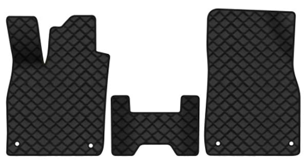 Килимки з екошкіри в салон авто передні EVAtech ECO для ID.4 Pure Volkswagen 2020 1 покоління SUV EU VW42655A3AV4BBB