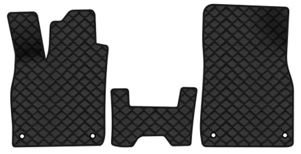 Килимки з екошкіри в салон авто передні EVAtech ECO для ID.4 Pure Performance Volkswagen 2020 1 покоління SUV EU VW42656A3AV4BBB