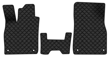 Килимки з екошкіри в салон авто передні EVAtech ECO для ID.4 GTX Volkswagen 2020 1 покоління SUV EU VW42657A3AV4BBB