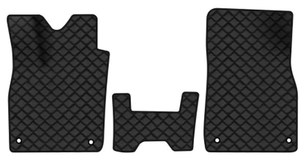 Килимки з екошкіри в салон авто передні EVAtech ECO для ID.4 GTX Volkswagen 2020 1 покоління SUV EU VW42657AD3AV4BBB