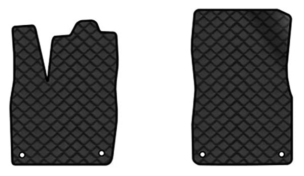 Килимки з екошкіри в салон авто передні EVAtech для ID.6 Crozz 7 seats Volkswagen 2021 1 покоління SUV China (VW43334A2AV4BBLB)