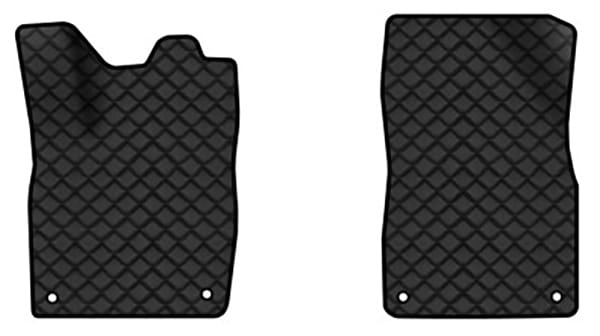 Килимки з екошкіри в салон авто передні EVAtech для ID.6 Crozz 7 seats Volkswagen 2021 1 покоління SUV China (VW43334AD2AV4BBLB)