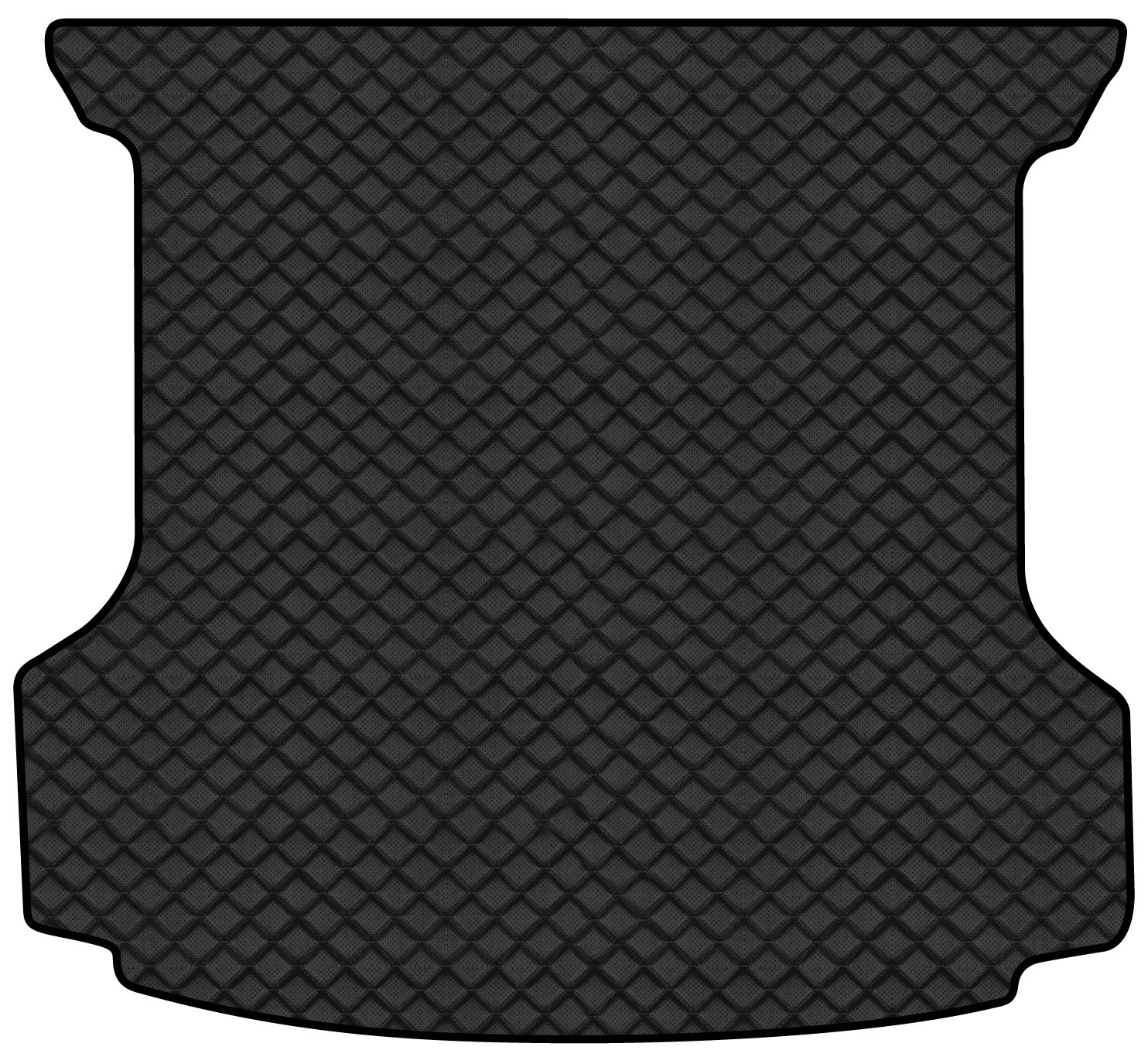 Коврик из экокожи в багажник авто EVAtech для ID.6 Crozz 7 seats Volkswagen 2021 1 поколение SUV China (VW43334BO1BBLB)