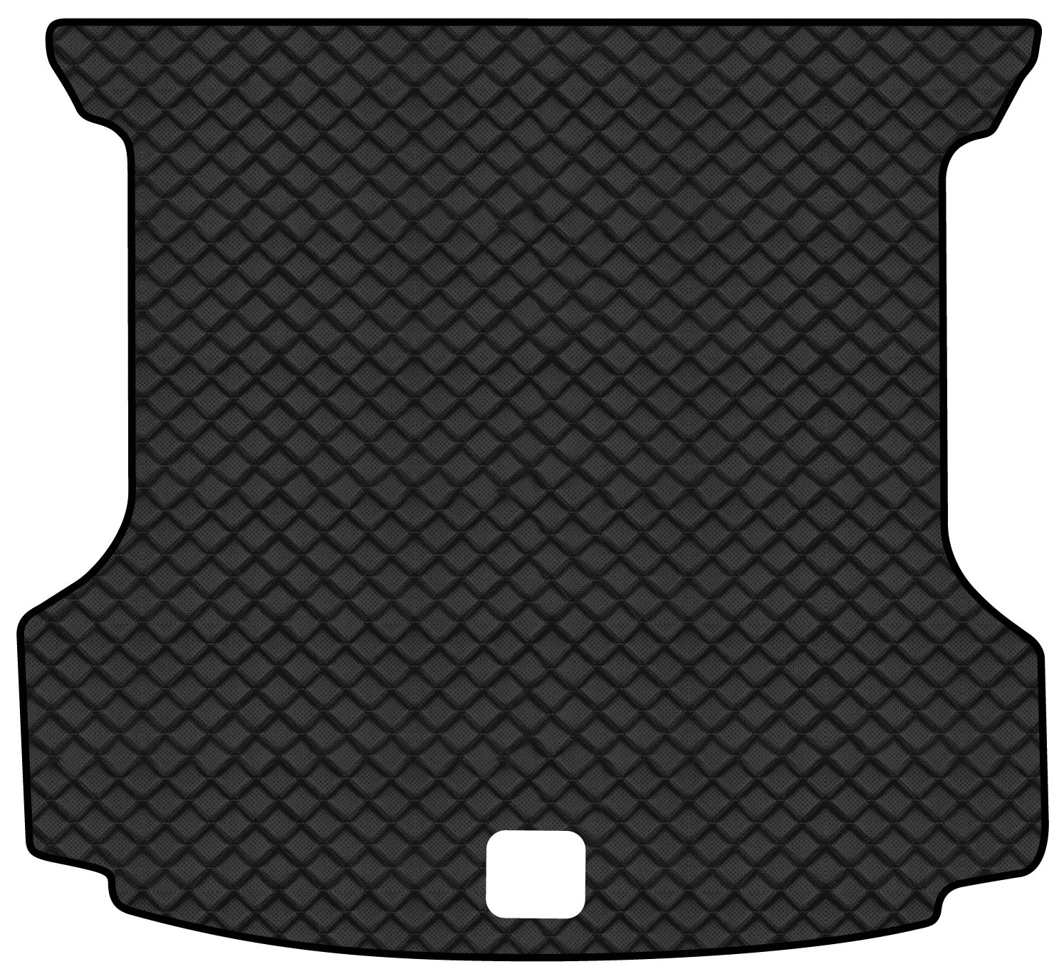 Килимок з екошкіри в багажник авто EVAtech для ID.6 Crozz PRO 6 seats Volkswagen 2021 1 покоління SUV China (VW43842B1BBLB)