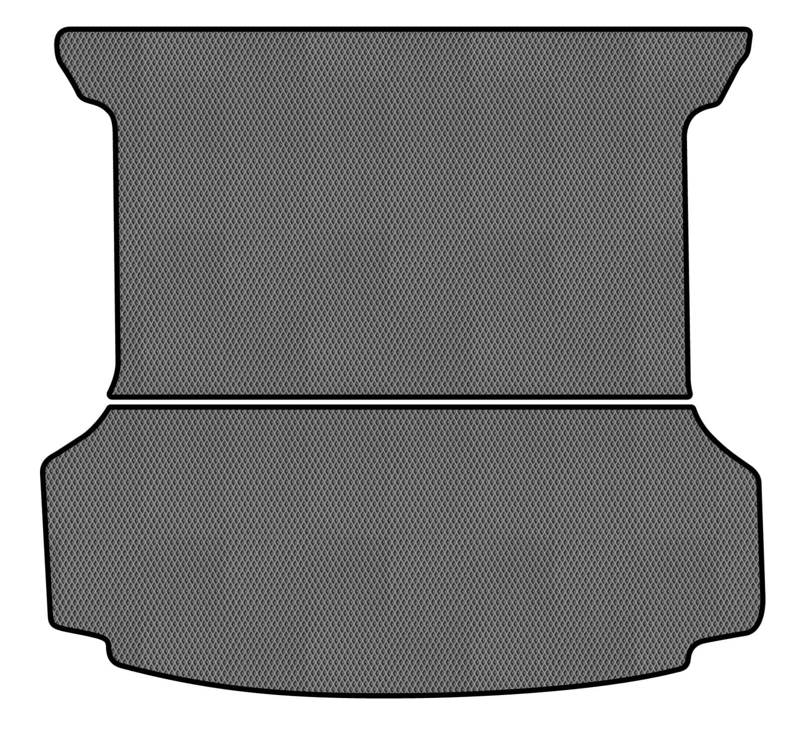 EVA коврик в багажник авто EVAtech для ID.6 Crozz PRO 6 seats Volkswagen 2021 1 поколение SUV China (VW43842BE2RGB)