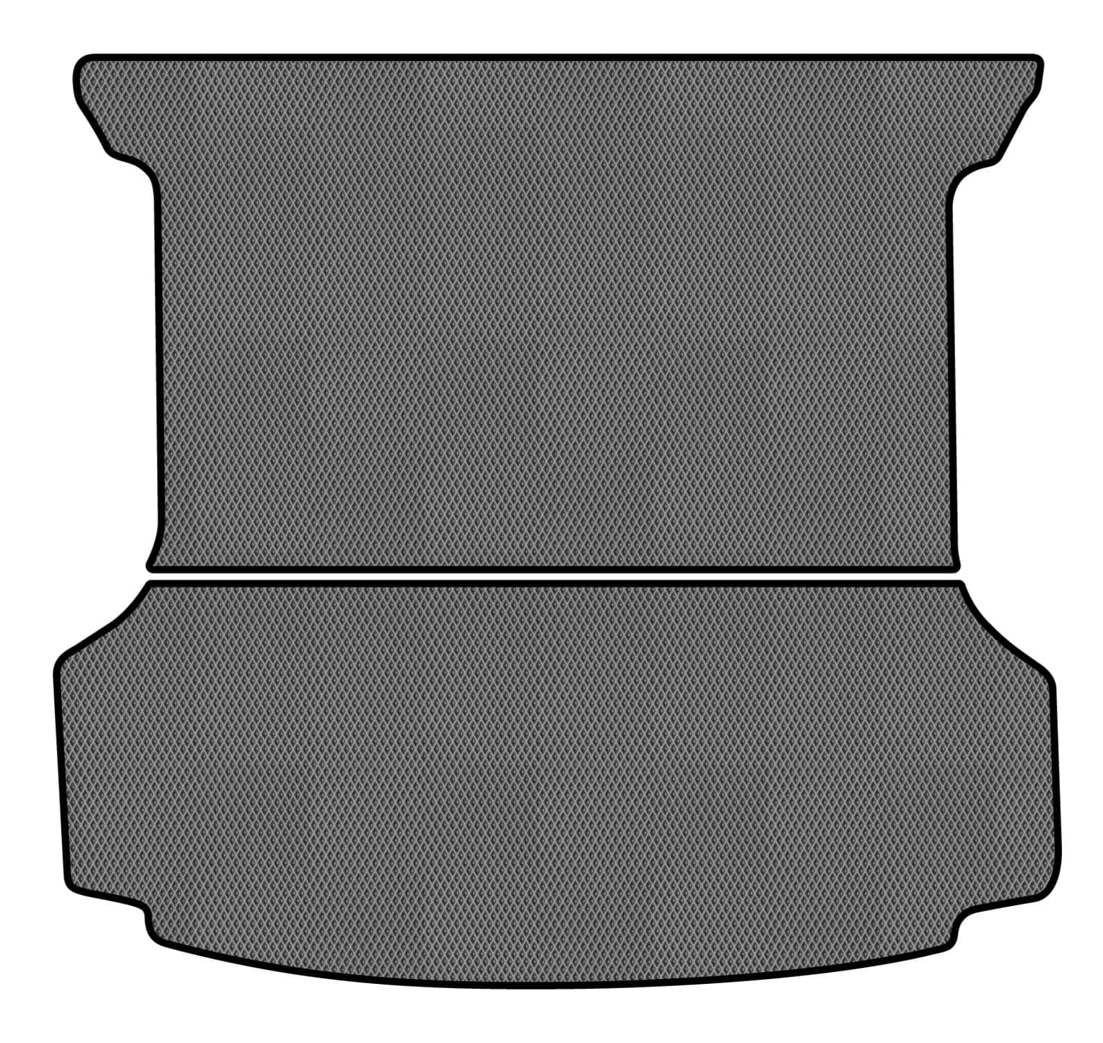 EVA килимок в багажник авто EVAtech для ID.6 Crozz PRO 7 seats Volkswagen 2021 1 покоління SUV China (VW43843BE2RGB)