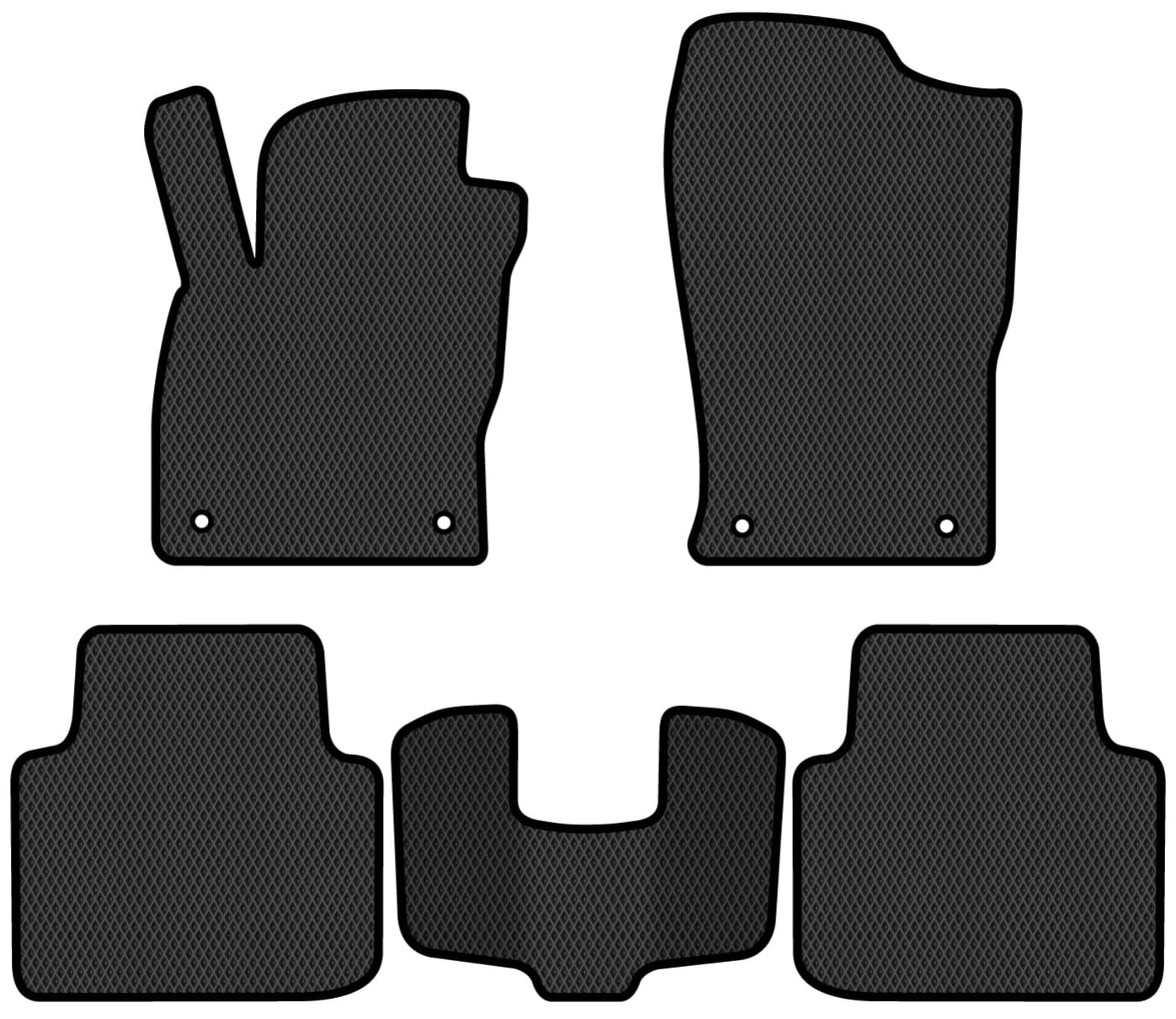 EVA килимки в салон авто EVAtech для Arteon Shooting Brake Volkswagen 2020 1 покоління Combi EU (VW44236CN5AV4RBB)