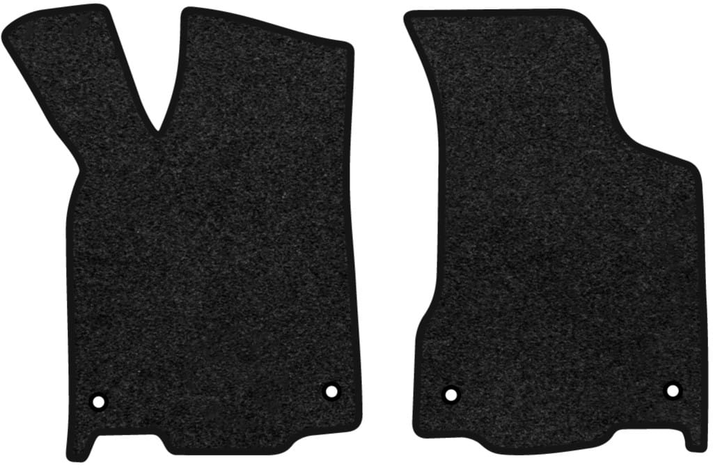 Килимки ворсові в салон авто EVAtech Premium для Volkswagen Polo Classic (III) 1994-2001 3 покоління Sedan EU чорний кант (VW44305AV2AV4VPB)