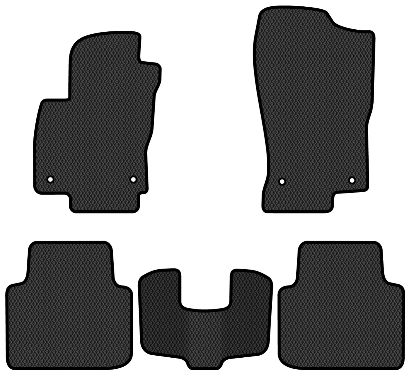 EVA килимки в салон авто EVAtech для Arteon Volkswagen 2017 1 покоління Liftback EU (VW51024CB5AV4RBB)