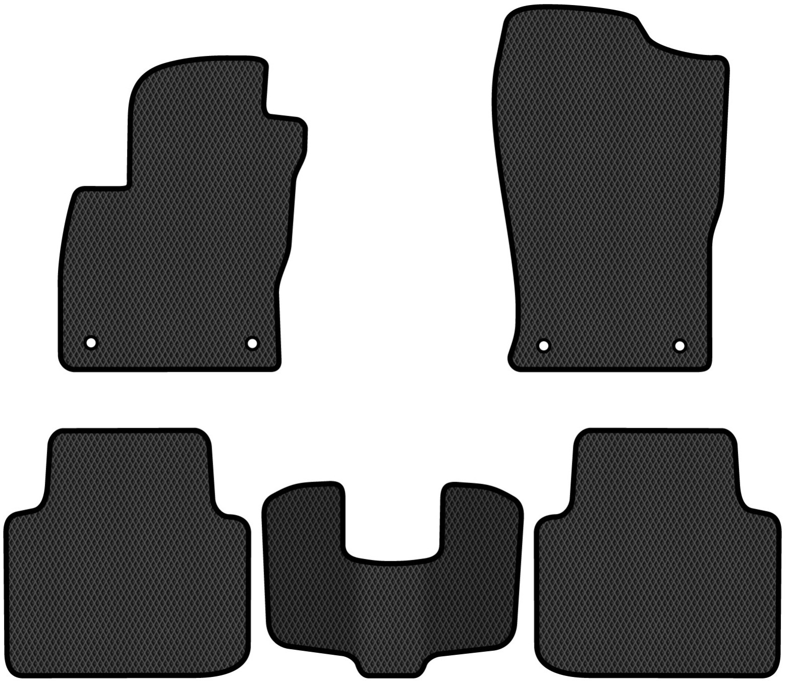 EVA килимки в салон авто EVAtech для Arteon Volkswagen 2017 1 покоління Liftback EU (VW51024CP5AV4RBB)