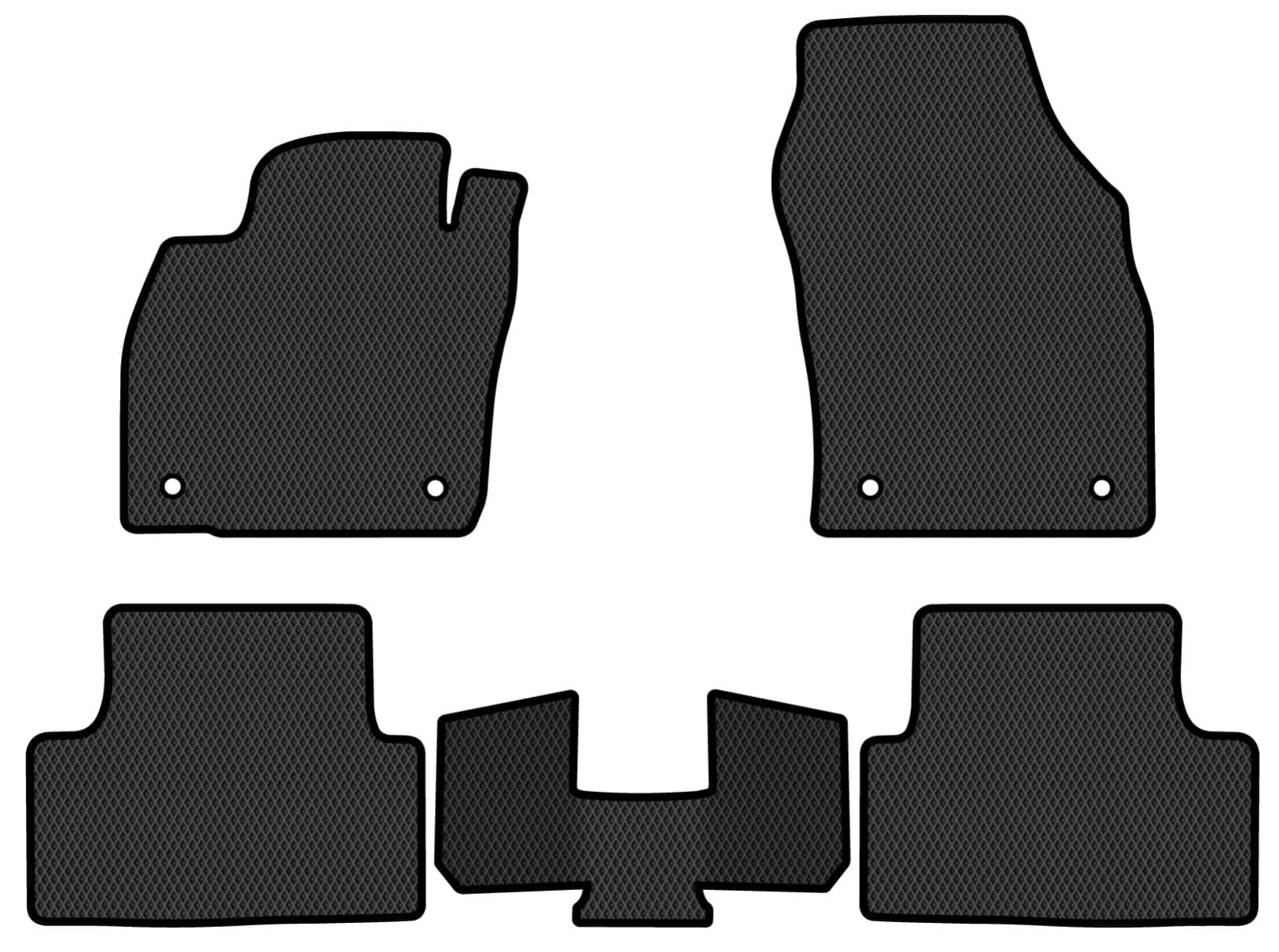 EVA коврики в салон авто EVAtech для T-Cross Volkswagen 2019 1 поколение SUV EU (VW51295CG5AV4RBB)