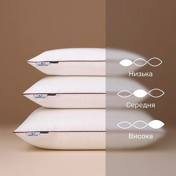 Фото - Подушка стандартная MirSon 1172 DeLuxe EcoSilk 40х60 см (2200001515000)