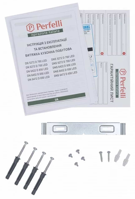 Фото - Витяжка декоративна Perfelli DNS 5272 D 700 BL LED