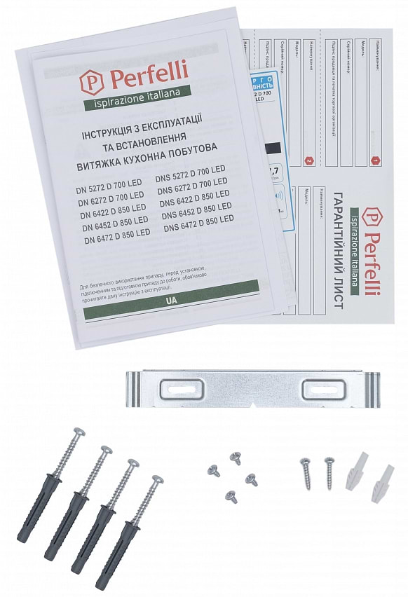 Фото - Вытяжка декоративная Perfelli DNS 6472 D 850 BL LED