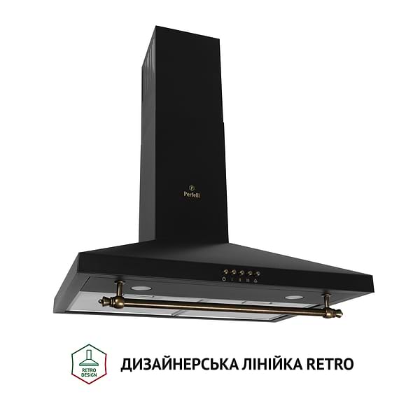 Фото - Вытяжка декоративная Perfelli K 62320 BL 700 LED RETRO