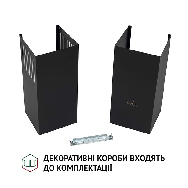 Фото - Вытяжка декоративная Perfelli K 62320 BL 700 LED RETRO