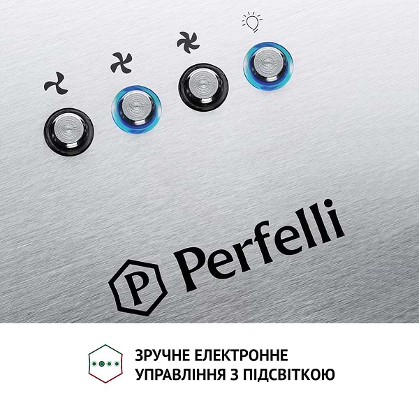 Фото - Витяжка декоративна Perfelli CQE 4692 I 1000 LED