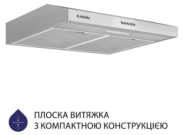 Фото - Витяжка традиційна Minola HPL 604 I