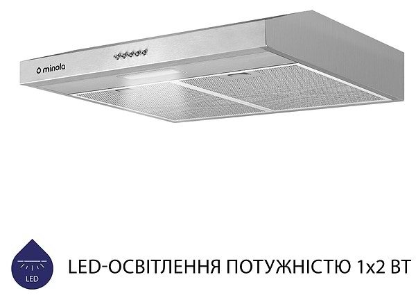 Фото - Витяжка традиційна Minola HPL 604 I