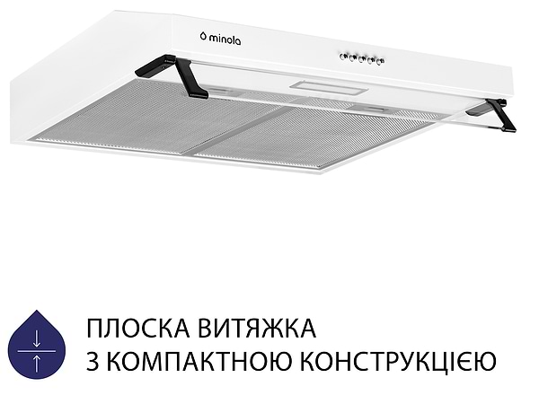 Фото - Вытяжка традиционная Minola HPL 617 WH