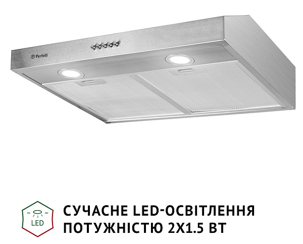 Фото - Витяжка традиційна Perfelli PL 5002 I LED