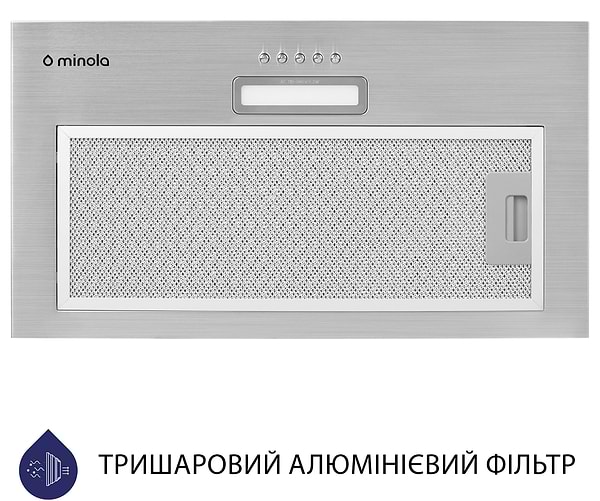 Фото - Витяжка вбудована Minola HBI 5025 I LED