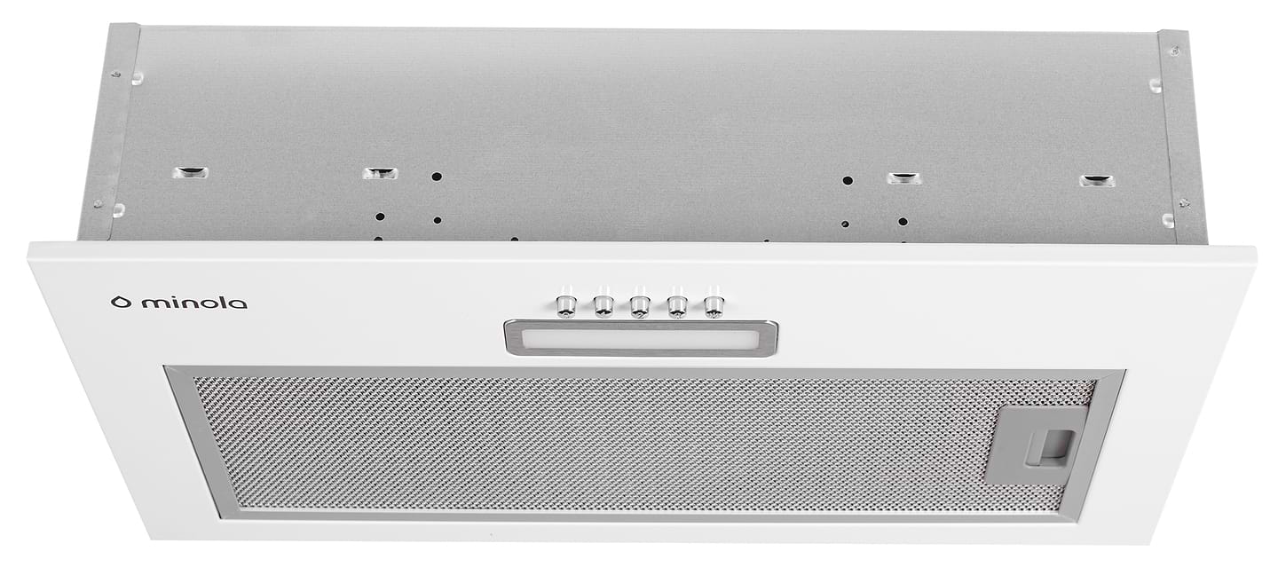 Вытяжка встраиваемая Minola HBI 5025 WH LED - Фото 1