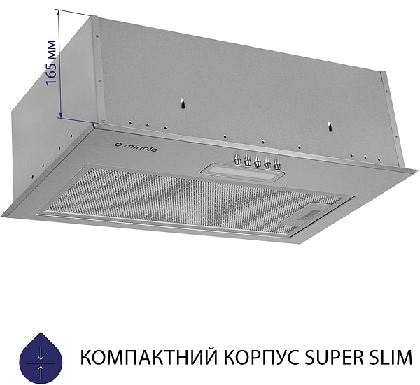 Фото - Вытяжка встраиваемая Minola HBI 5614 I 1000 LED