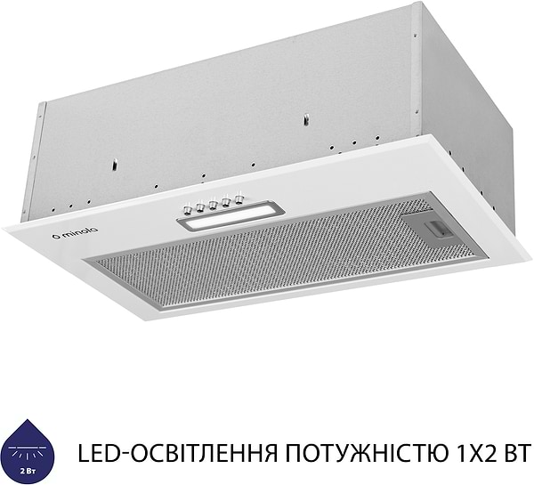 Фото - Витяжка вбудована Minola HBI 5214 WH 700 LED