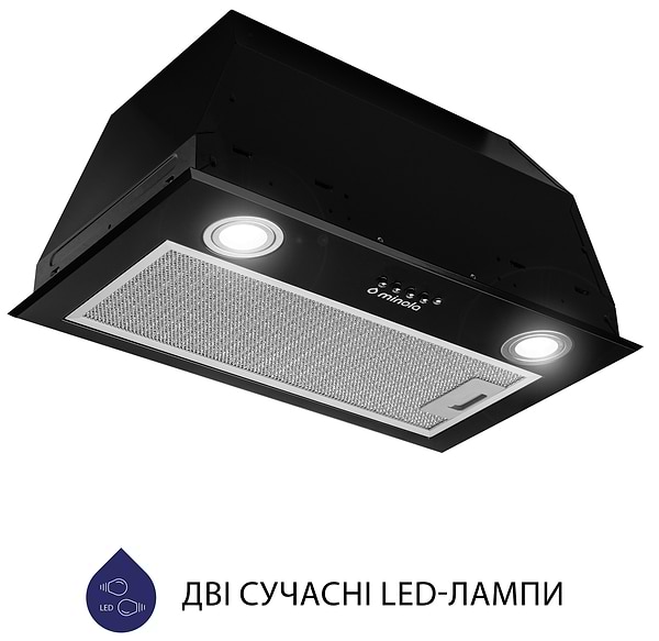 Фото - Витяжка вбудована Minola HBI 5722 BL 1200 LED