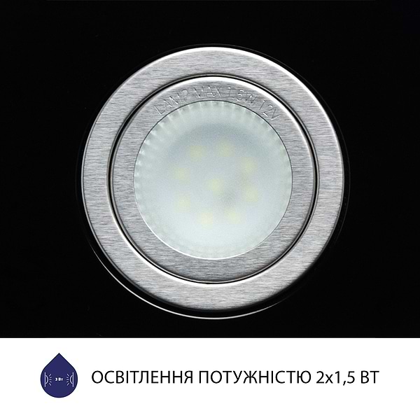 Фото - Витяжка вбудована Minola HBI 5722 BL 1200 LED