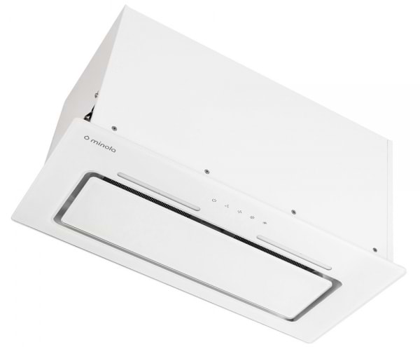 Фото - Витяжка вбудована Minola HBI 6673 WH GLASS 1000 LED Line