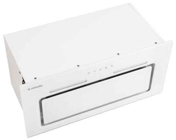 Фото - Витяжка вбудована Minola HBI 6673 WH GLASS 1000 LED Line