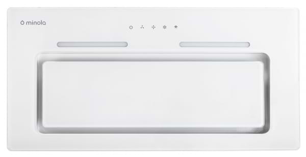 Фото - Витяжка вбудована Minola HBI 6673 WH GLASS 1000 LED Line