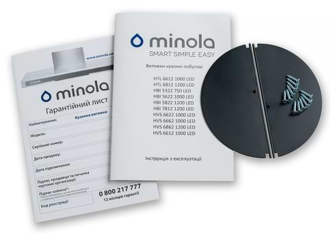 Фото - Вытяжка встраиваемая Minola HBI 7612 I 1000 LED