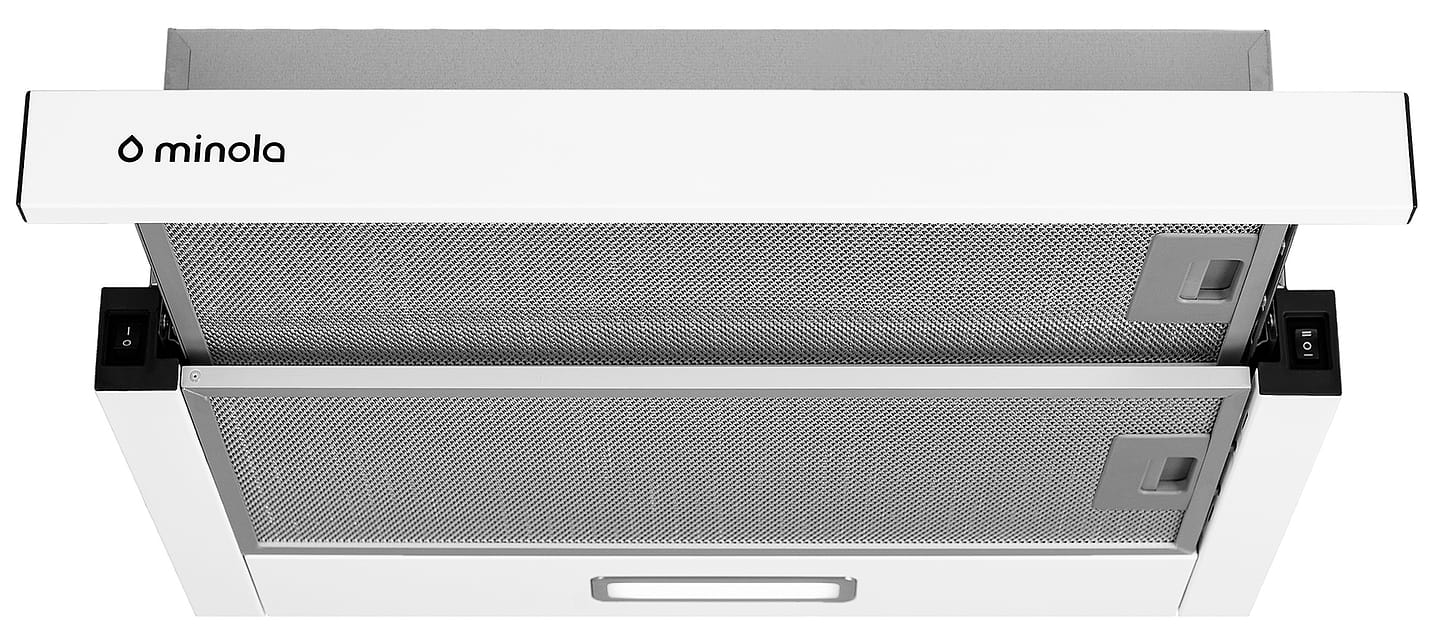 Вытяжка встраиваемая Minola HTL 514 WH LED - Фото 1