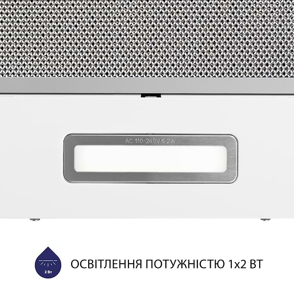 Фото - Витяжка вбудована Minola HTL 614 WH LED
