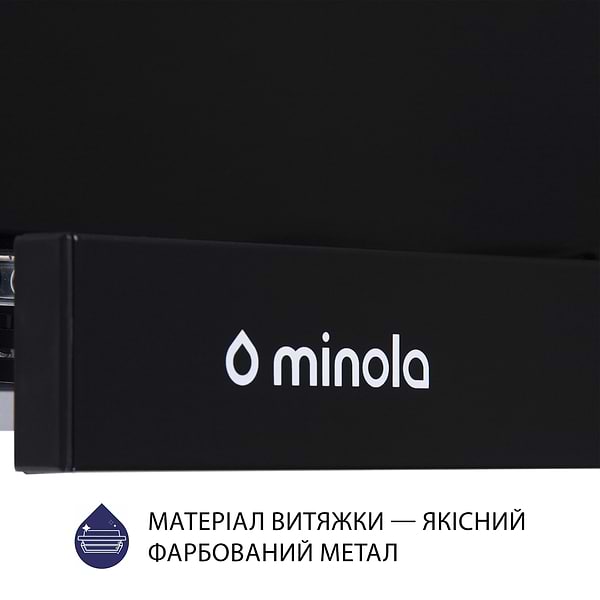 Фото - Витяжка вбудована Minola HTL 6614 BL 1000 LED
