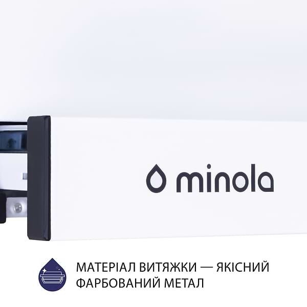 Фото - Витяжка вбудована Minola HTL 6614 WH 1000 LED