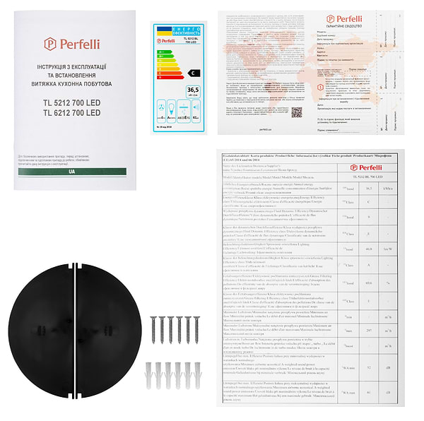 Фото - Вытяжка встраиваемая Perfelli TL 5212 WH 700 LED