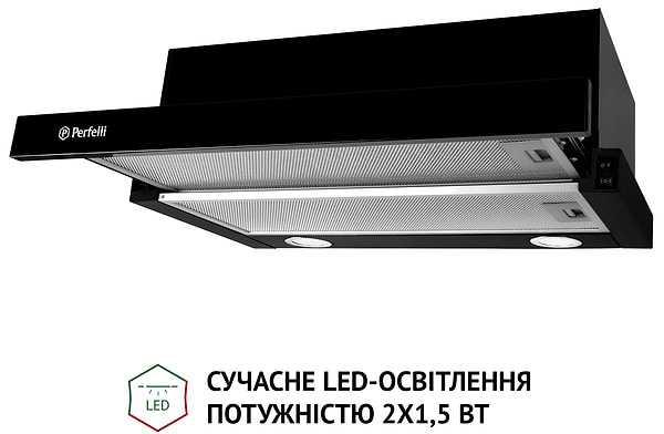 Фото - Вытяжка встраиваемая Perfelli TL 5212 BL 700 LED