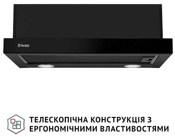 Фото - Витяжка вбудована Perfelli TL 6622 Full BL 1000 LED