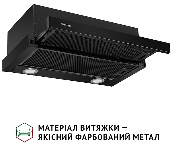 Фото - Витяжка вбудована Perfelli TL 6622 Full BL 1000 LED